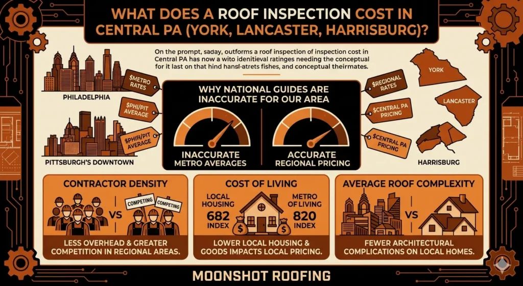 What Does a Roof Inspection Cost in Central PA (York, Lancaster, Harrisburg)
